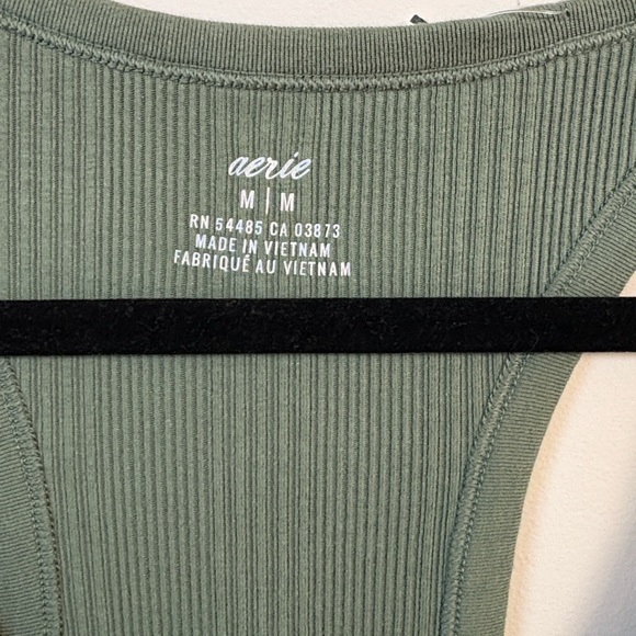 BNWOT Aerie Olive Green Maxi Dress size M - Picture 5 of 5